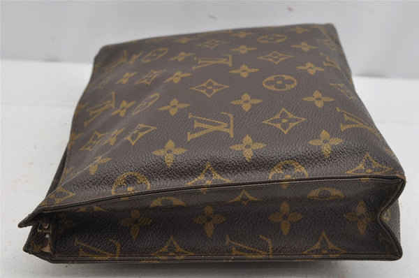 Auth Louis Vuitton Monogram Poche Toilette 26 Cosmetics Pouch Old Model LV 9400J