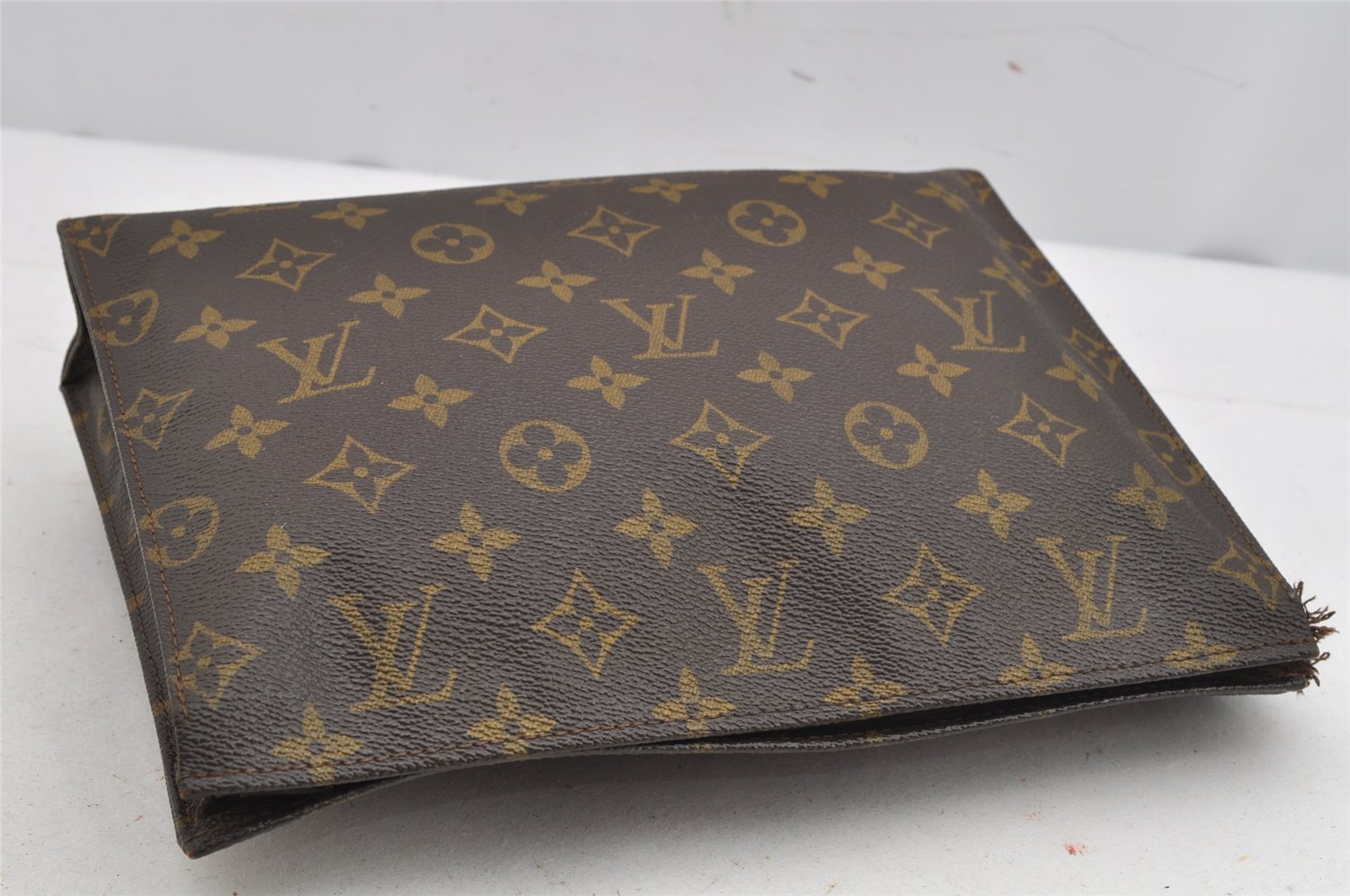Auth Louis Vuitton Monogram Poche Toilette 26 Cosmetics Pouch Old Model LV 9400J