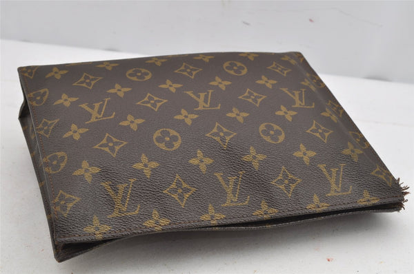 Auth Louis Vuitton Monogram Poche Toilette 26 Cosmetics Pouch Old Model LV 9400J