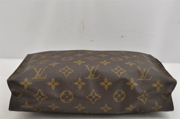 Auth Louis Vuitton Monogram Poche Toilette 26 Cosmetics Pouch Old Model LV 9400J