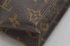 Auth Louis Vuitton Monogram Poche Toilette 26 Cosmetics Pouch Old Model LV 9400J