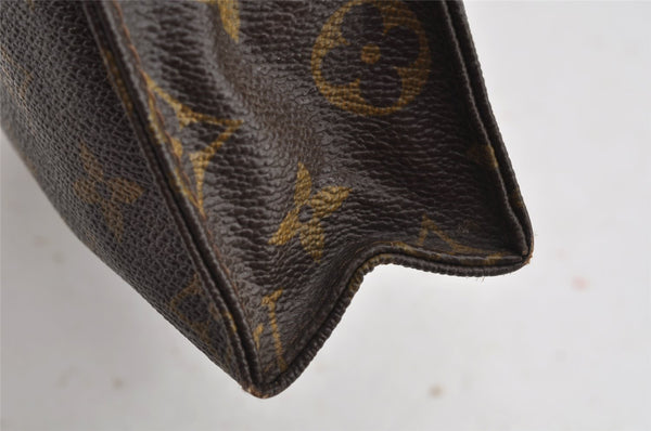 Auth Louis Vuitton Monogram Poche Toilette 26 Cosmetics Pouch Old Model LV 9400J