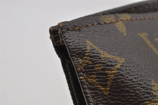 Auth Louis Vuitton Monogram Poche Toilette 26 Cosmetics Pouch Old Model LV 9400J