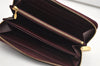 Authentic Louis Vuitton Vernis Zippy Wallet Long Purse Wine Red M91536 LV 9401I