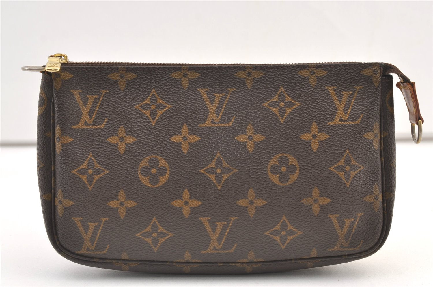 Authentic Louis Vuitton Monogram Pochette Accessoires Pouch M51980 LV Junk 9401J