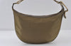 Authentic GUCCI Sherry Line Shoulder Bag Purse Nylon Leather 0014181 Gold 9402I