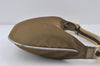 Authentic GUCCI Sherry Line Shoulder Bag Purse Nylon Leather 0014181 Gold 9402I