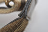 Authentic GUCCI Sherry Line Shoulder Bag Purse Nylon Leather 0014181 Gold 9402I