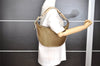 Authentic GUCCI Sherry Line Shoulder Bag Purse Nylon Leather 0014181 Gold 9402I