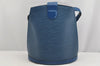 Authentic Louis Vuitton Epi Cluny Shoulder Bag Purse Blue M52255 LV 9406J