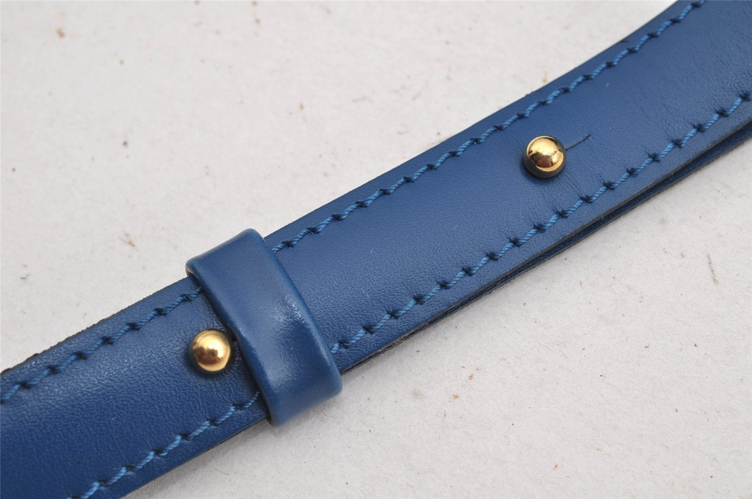 Authentic Louis Vuitton Epi Cluny Shoulder Bag Purse Blue M52255 LV 9406J