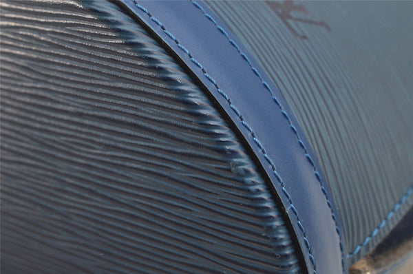 Authentic Louis Vuitton Epi Cluny Shoulder Bag Purse Blue M52255 LV 9406J