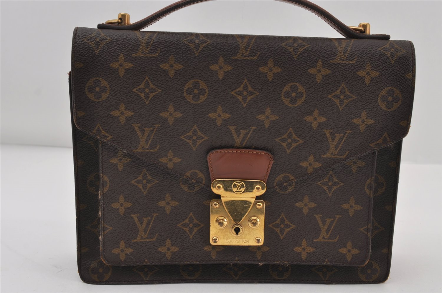 Authentic Louis Vuitton Monogram Monceau 2Way Shoulder Hand Bag M51185 LV 9408I