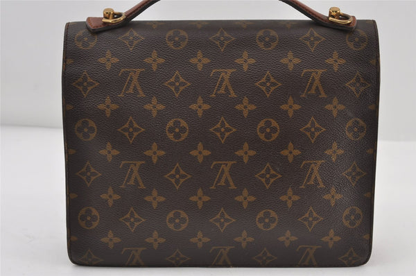 Authentic Louis Vuitton Monogram Monceau 2Way Shoulder Hand Bag M51185 LV 9408I