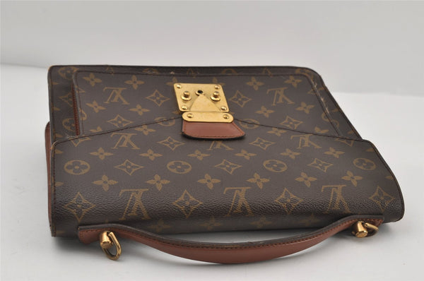 Authentic Louis Vuitton Monogram Monceau 2Way Shoulder Hand Bag M51185 LV 9408I