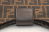 Authentic FENDI Zucca Shoulder Hand Bag Purse Canvas Leather Brown 9408J