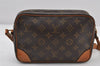 Authentic Louis Vuitton Monogram Trocadero 23 Shoulder Cross Bag M51276 LV 9409I