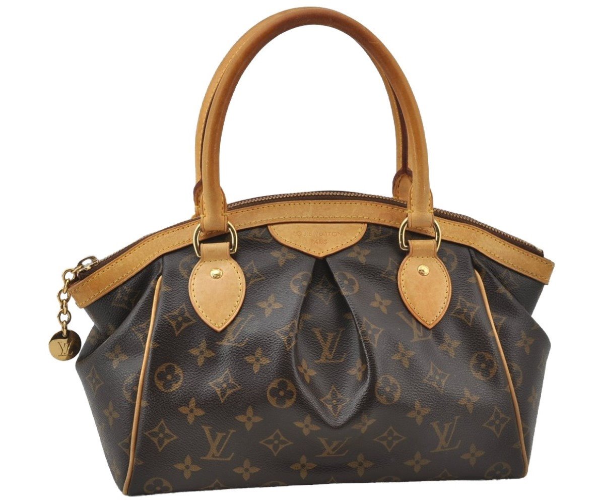 Authentic Louis Vuitton Monogram Tivoli PM Hand Tote Bag Purse M40143 LV 9411I