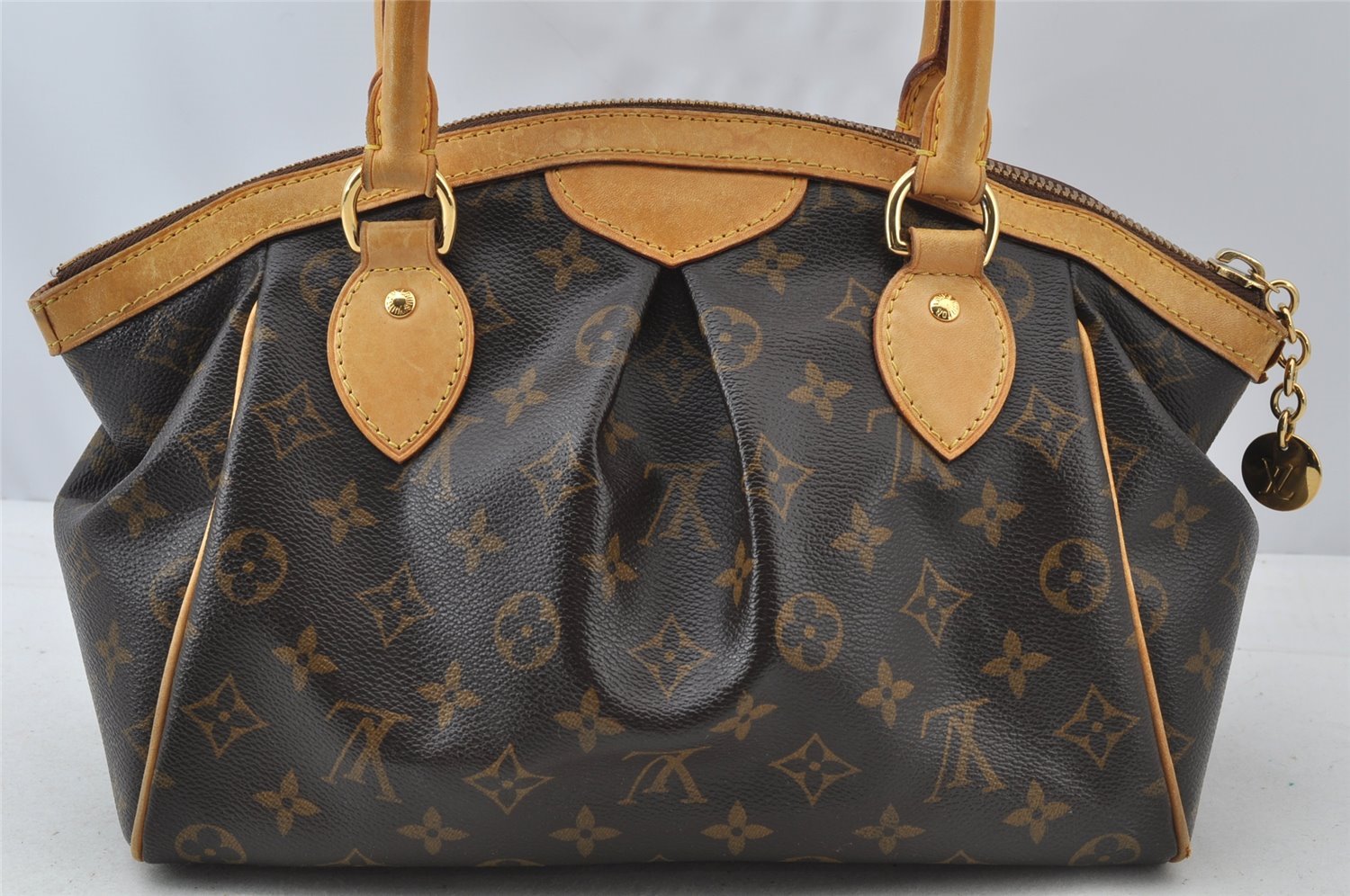 Authentic Louis Vuitton Monogram Tivoli PM Hand Tote Bag Purse M40143 LV 9411I