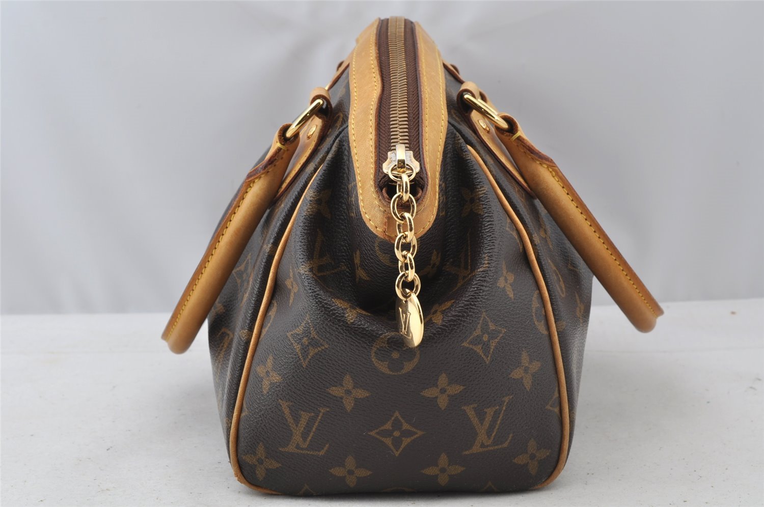 Authentic Louis Vuitton Monogram Tivoli PM Hand Tote Bag Purse M40143 LV 9411I