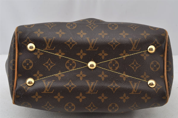 Authentic Louis Vuitton Monogram Tivoli PM Hand Tote Bag Purse M40143 LV 9411I