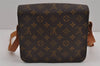 Authentic Louis Vuitton Monogram Cartouchiere MM M51253 Shoulder Cross Bag 9411J