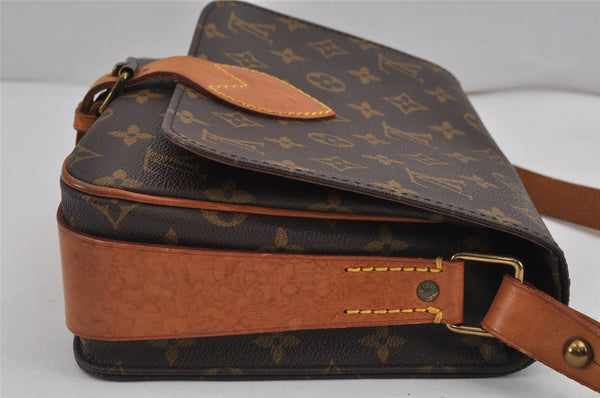 Authentic Louis Vuitton Monogram Cartouchiere MM M51253 Shoulder Cross Bag 9411J