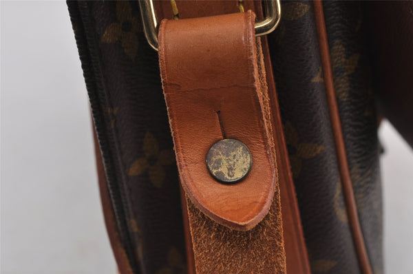 Authentic Louis Vuitton Monogram Cartouchiere MM M51253 Shoulder Cross Bag 9411J