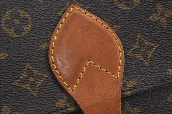 Authentic Louis Vuitton Monogram Cartouchiere MM M51253 Shoulder Cross Bag 9411J