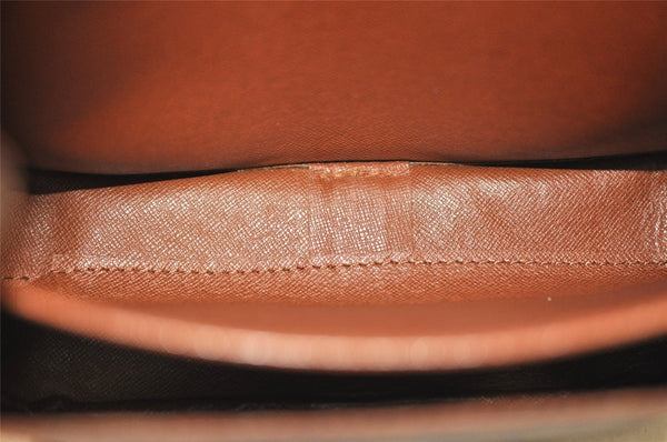 Authentic Louis Vuitton Monogram Cartouchiere MM M51253 Shoulder Cross Bag 9411J