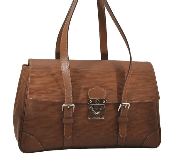 Authentic Louis Vuitton Epi Segur MM Shoulder Bag Brown M58861 LV 9412I
