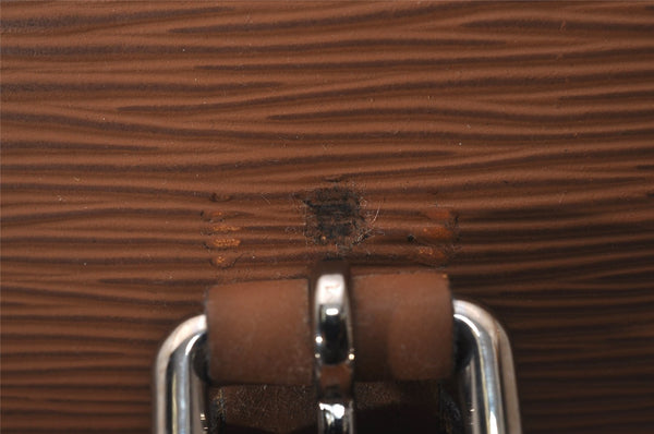 Authentic Louis Vuitton Epi Segur MM Shoulder Bag Brown M58861 LV 9412I