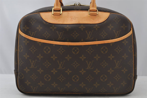 Authentic Louis Vuitton Monogram Deauville Hand Bag M47270 LV 9413I