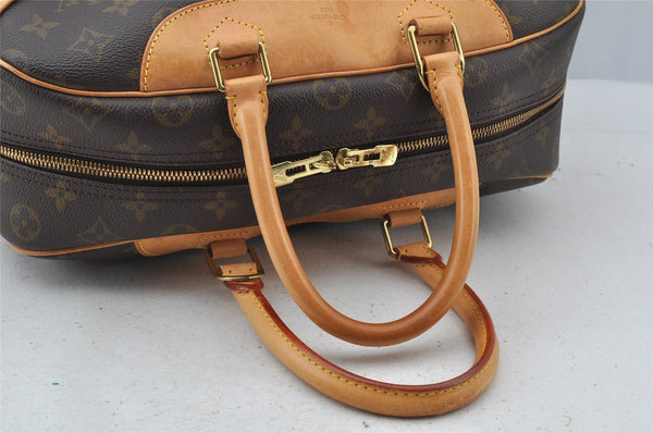 Authentic Louis Vuitton Monogram Deauville Hand Bag M47270 LV 9413I