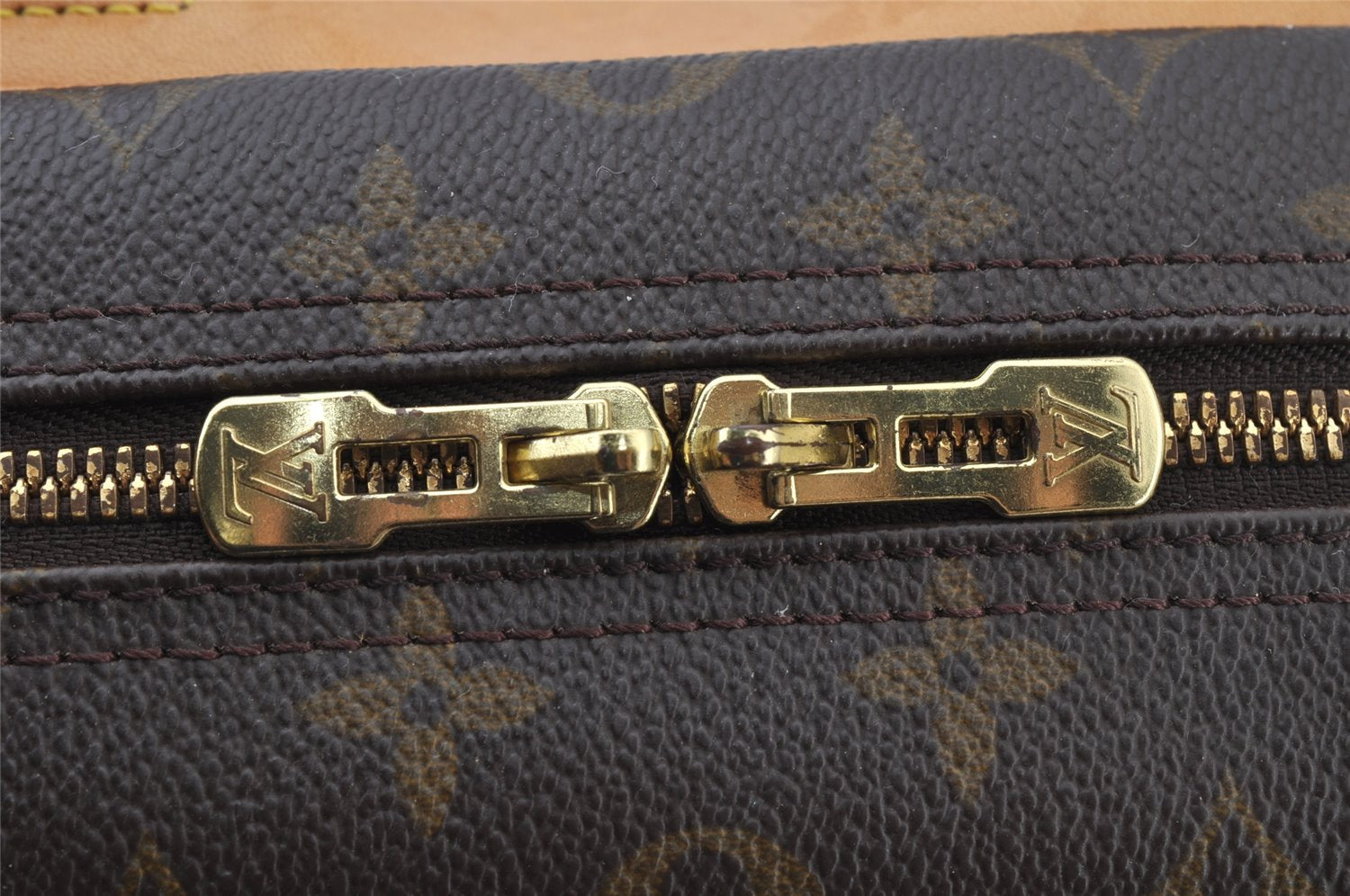 Authentic Louis Vuitton Monogram Deauville Hand Bag M47270 LV 9413I