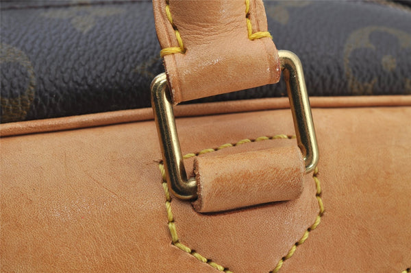 Authentic Louis Vuitton Monogram Deauville Hand Bag M47270 LV 9413I