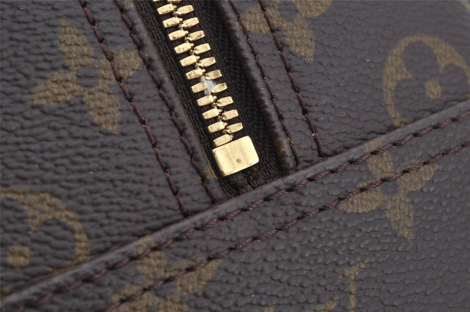 Authentic Louis Vuitton Monogram Deauville Hand Bag M47270 LV 9413I