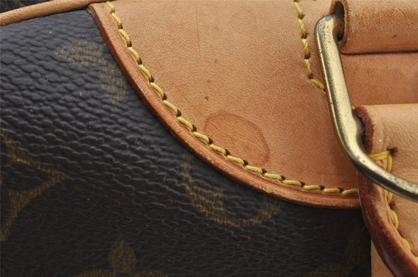 Authentic Louis Vuitton Monogram Deauville Hand Bag M47270 LV 9413I