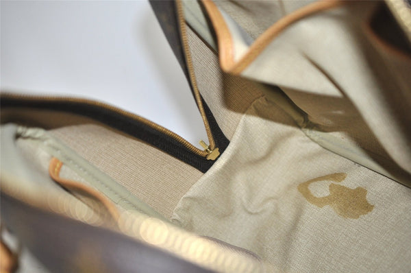 Authentic Louis Vuitton Monogram Deauville Hand Bag M47270 LV 9413I