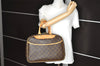 Authentic Louis Vuitton Monogram Deauville Hand Bag M47270 LV 9413I