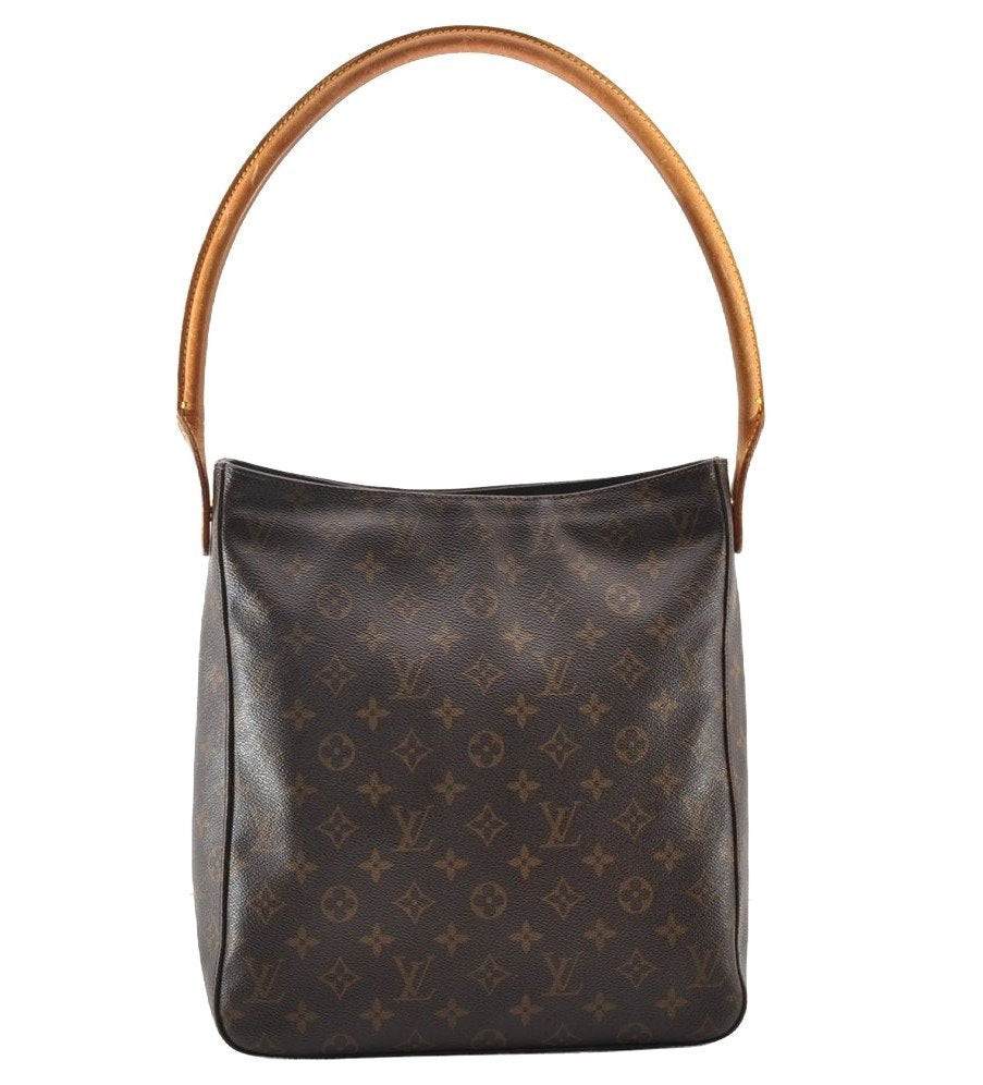 Authentic Louis Vuitton Monogram Looping GM Shoulder Bag M51145 LV 9415I