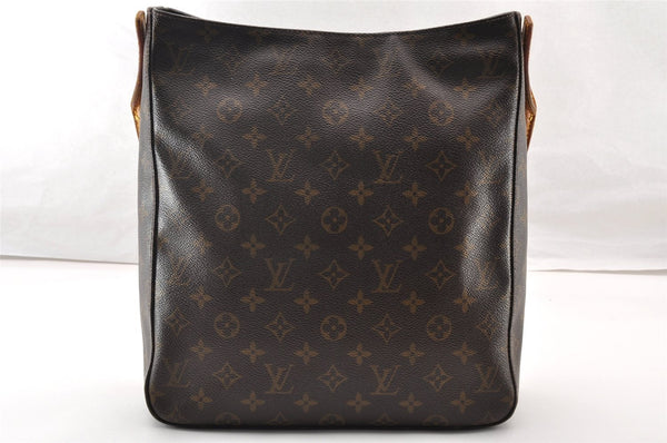 Authentic Louis Vuitton Monogram Looping GM Shoulder Bag M51145 LV 9415I
