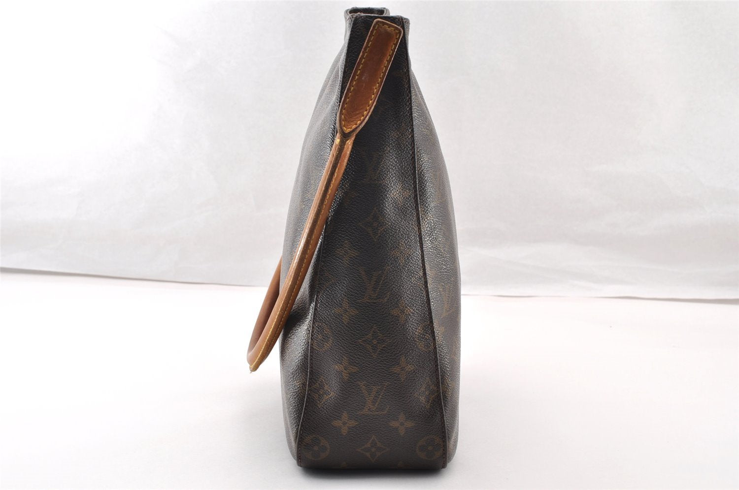 Authentic Louis Vuitton Monogram Looping GM Shoulder Bag M51145 LV 9415I