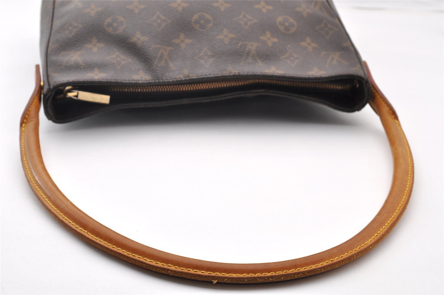 Authentic Louis Vuitton Monogram Looping GM Shoulder Bag M51145 LV 9415I