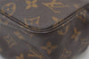 Auth Louis Vuitton Monogram Trousse Toilette 28 Clutch Hand Bag M47522 LV 9415J