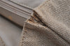 Authentic CHANEL Vintage Canvas CoCo Mark Hand Tote Bag Purse Beige 9416I