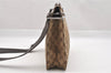Authentic GUCCI Eclipse Shoulder Cross Bag GG Canvas Leather 120841 Brown 9417I