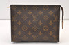 Authentic Louis Vuitton Monogram Poche Toilette 19 M47544 Cosmetics Pouch 9417J