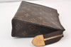Authentic Louis Vuitton Monogram Poche Toilette 19 M47544 Cosmetics Pouch 9417J