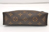 Authentic Louis Vuitton Monogram Poche Toilette 19 M47544 Cosmetics Pouch 9417J